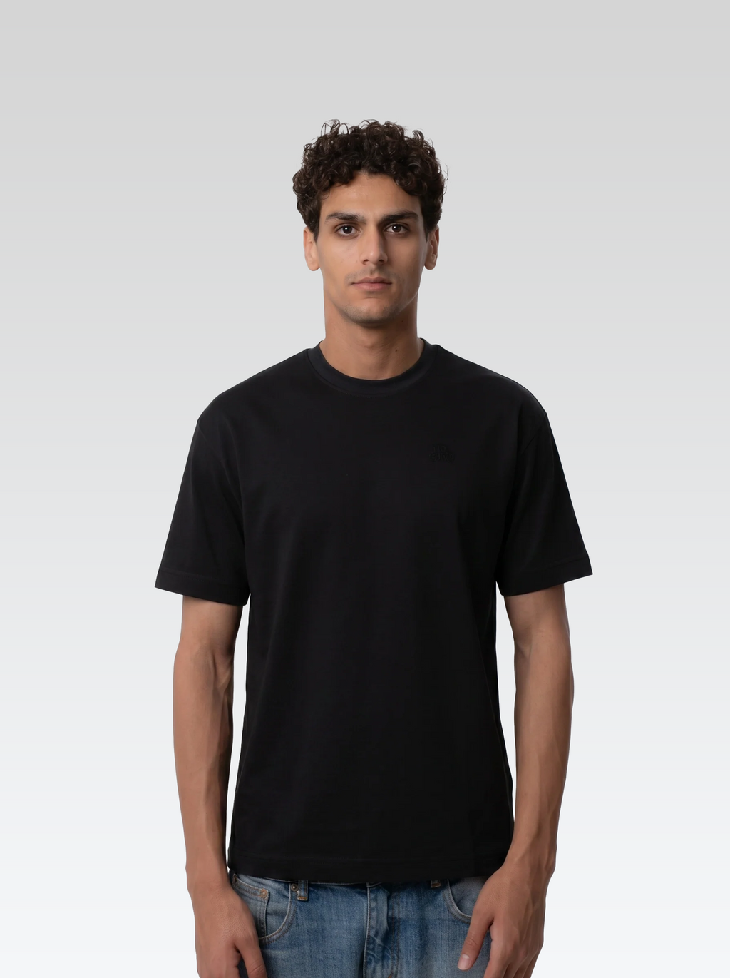 Box fit tee (black)