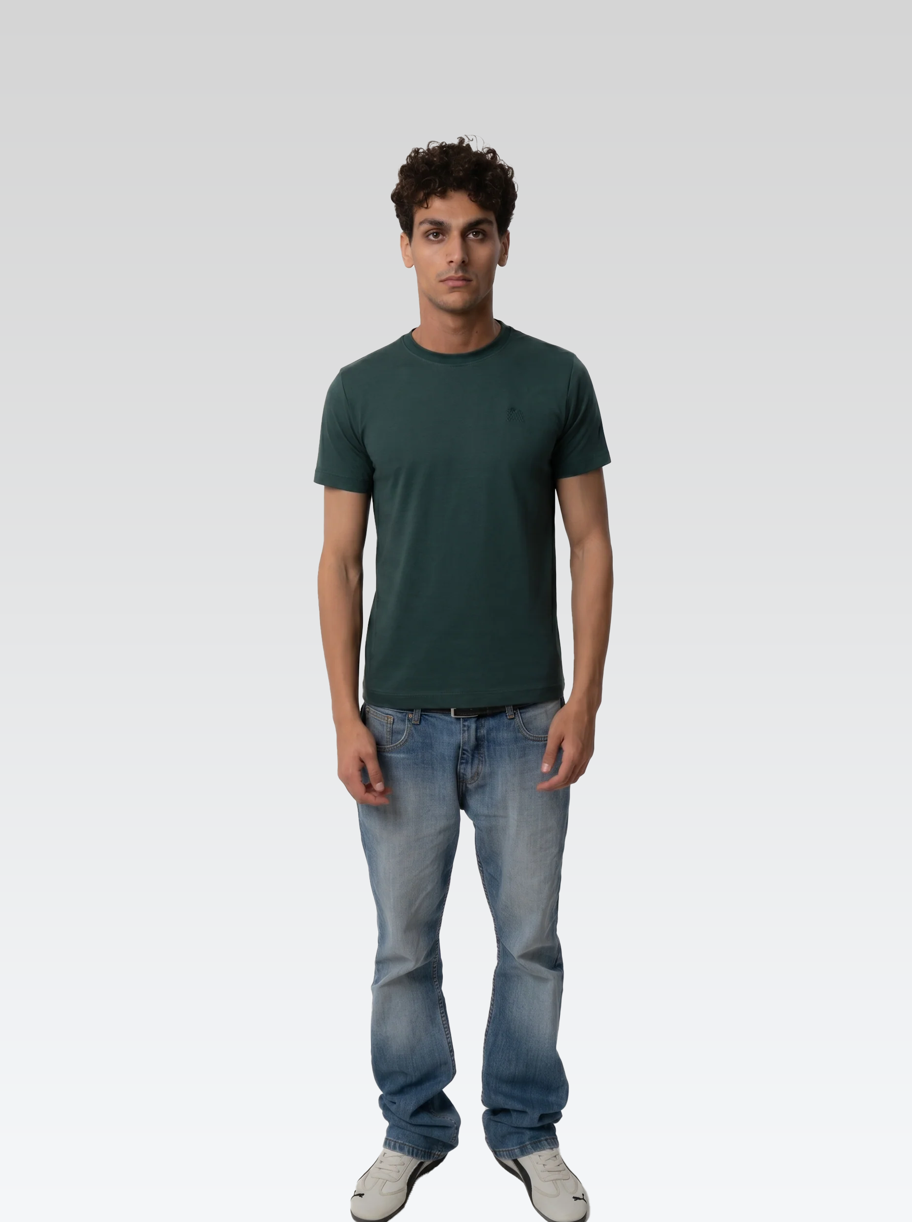 Regular fit tee (Deep Green)