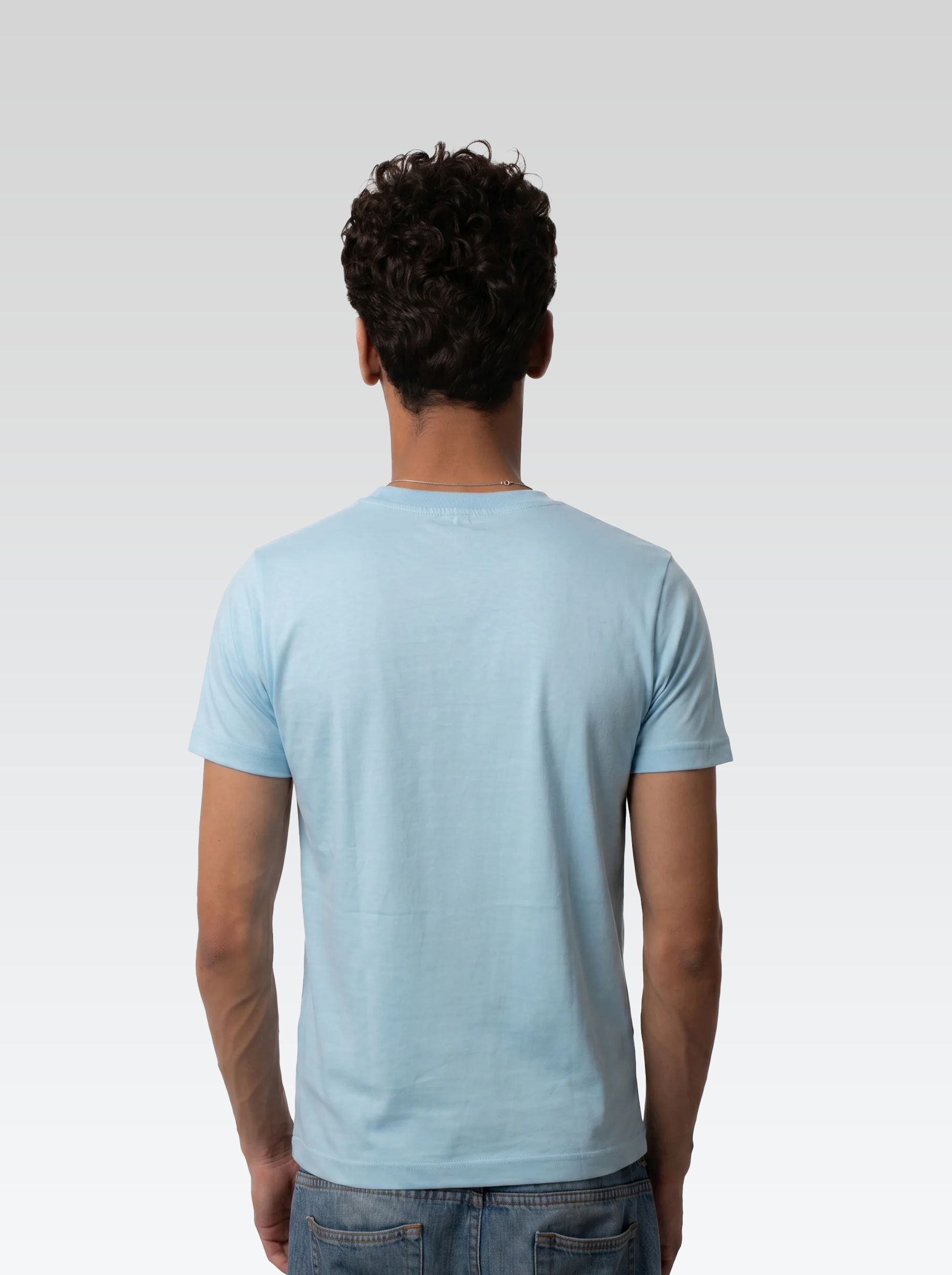 Regular fit tee (baby blue)
