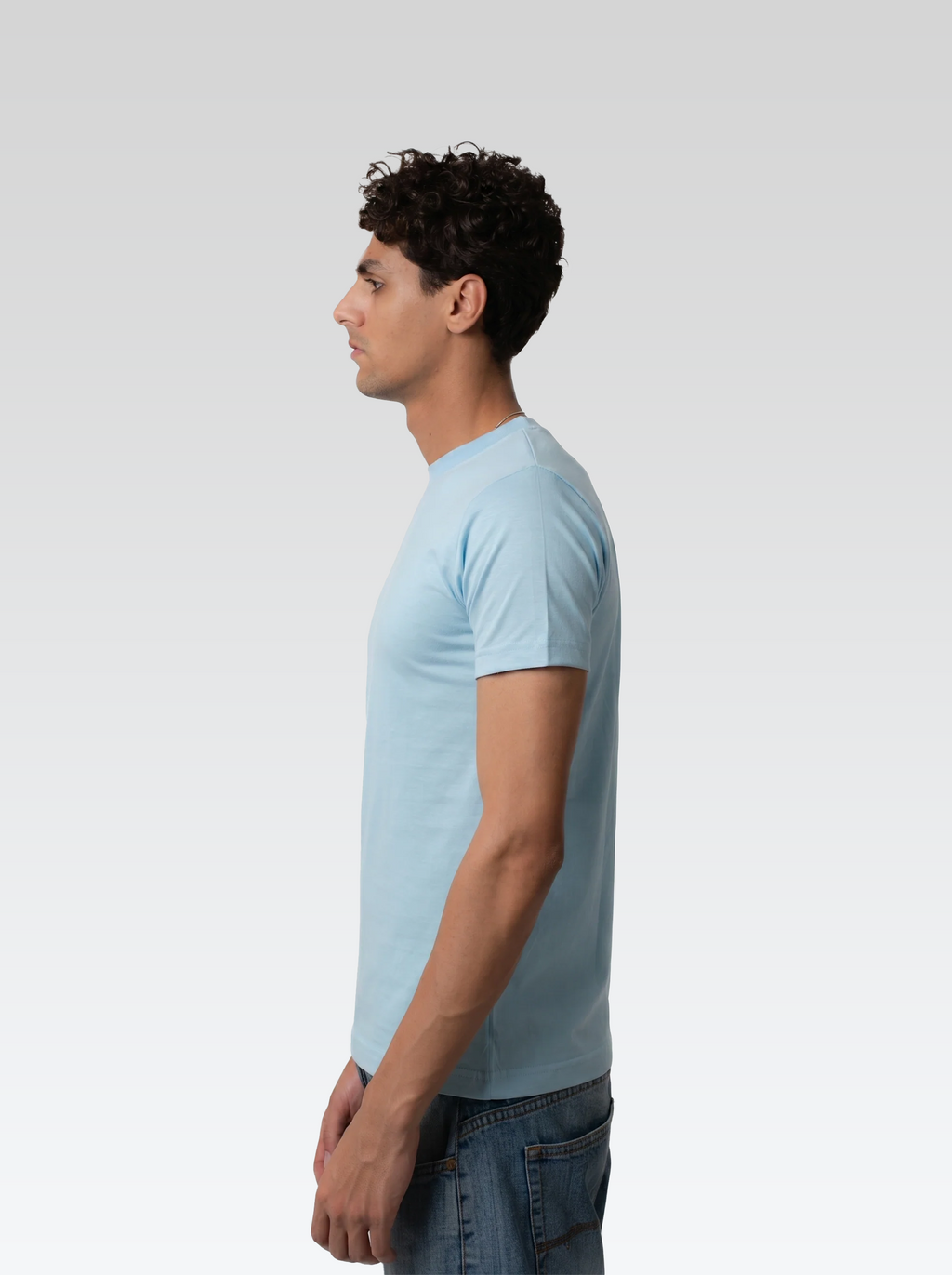 Regular fit tee (baby blue)