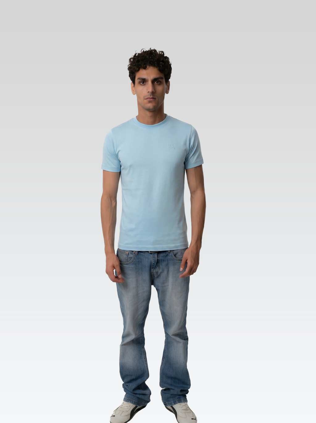 Regular fit tee (baby blue)