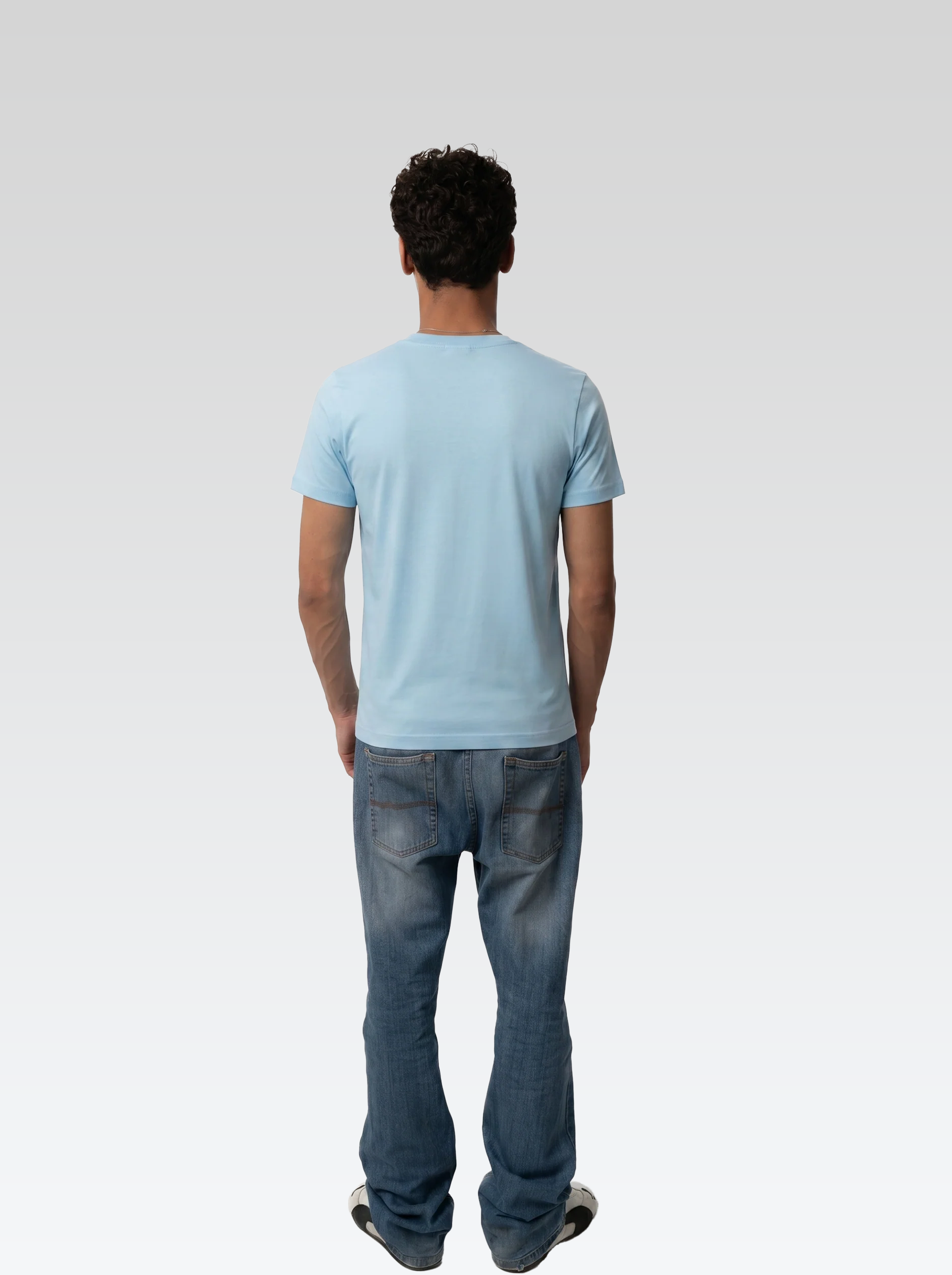 Regular fit tee (baby blue)
