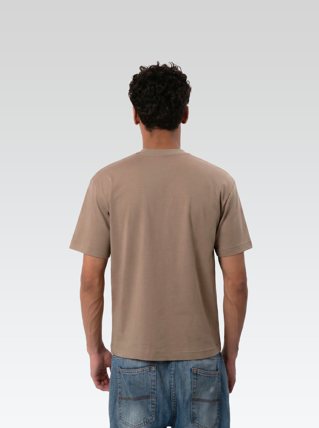 Box fit tee (Brown)