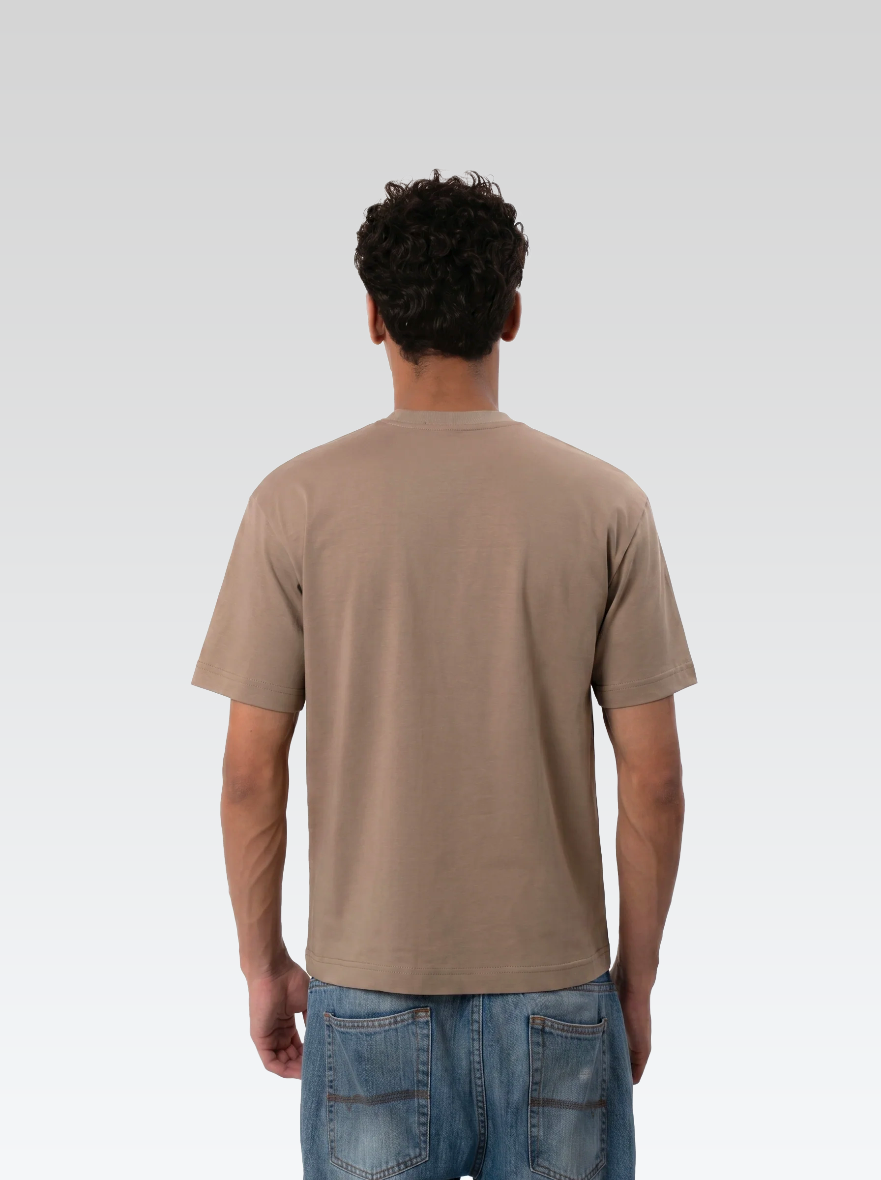 Box fit tee (Brown)