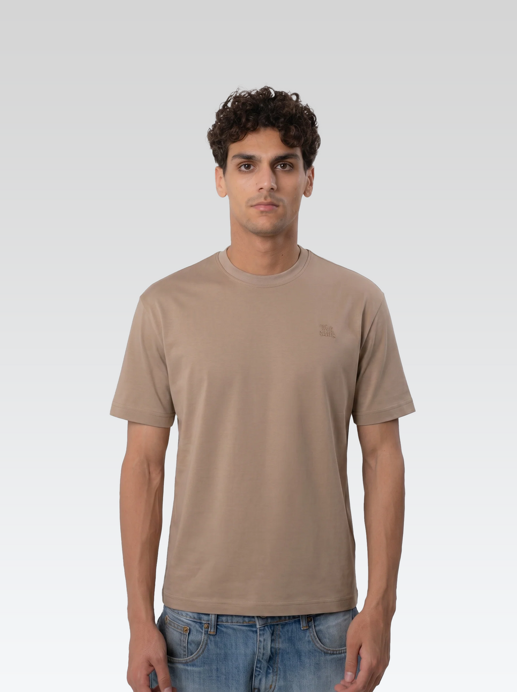 Box fit tee (Brown)