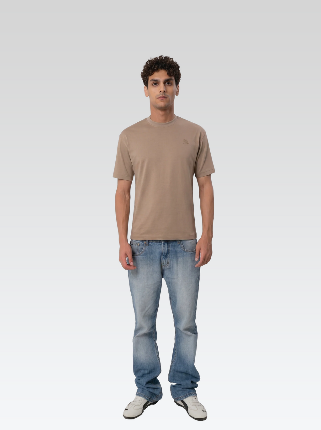 Box fit tee (Brown)