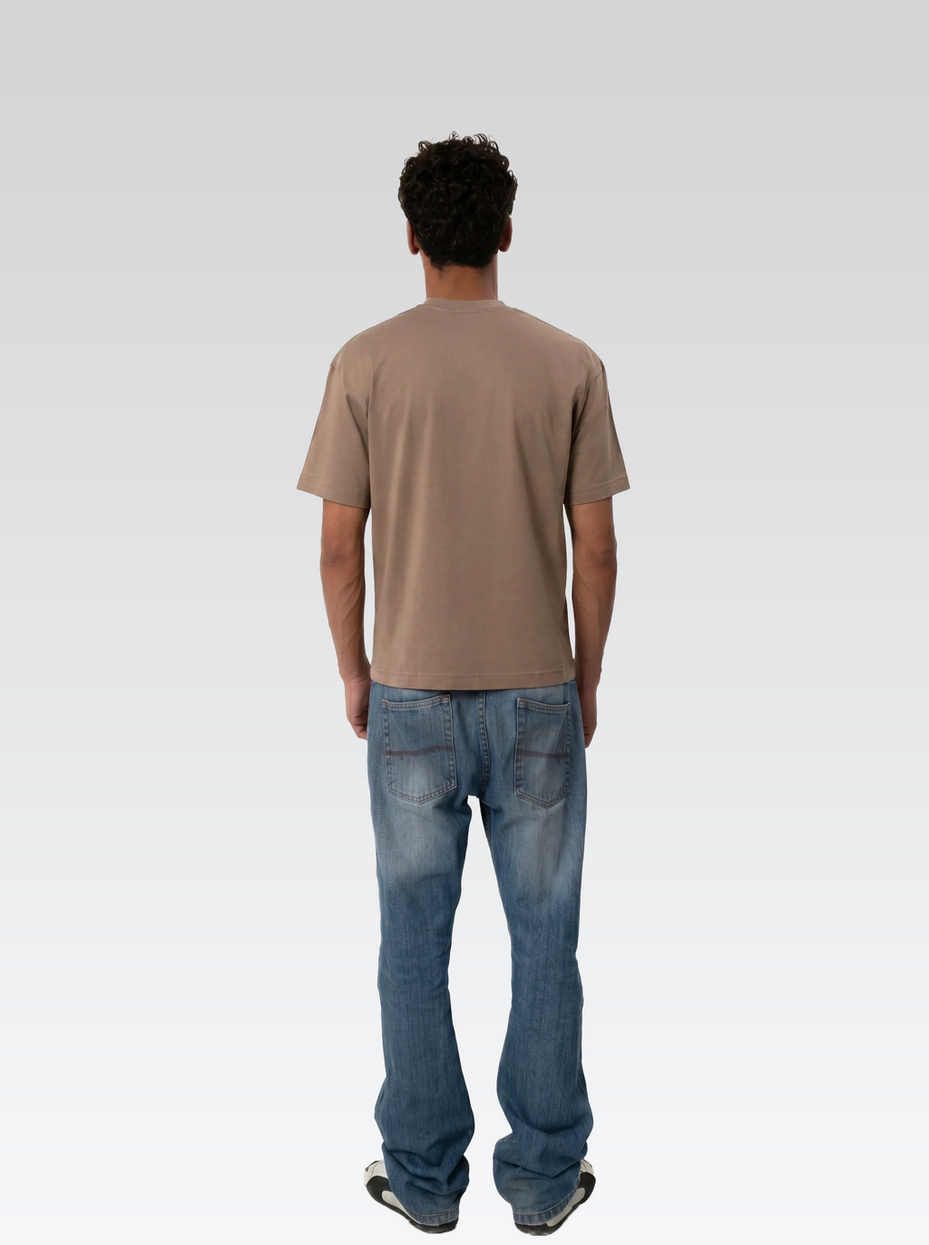 Box fit tee (Brown)