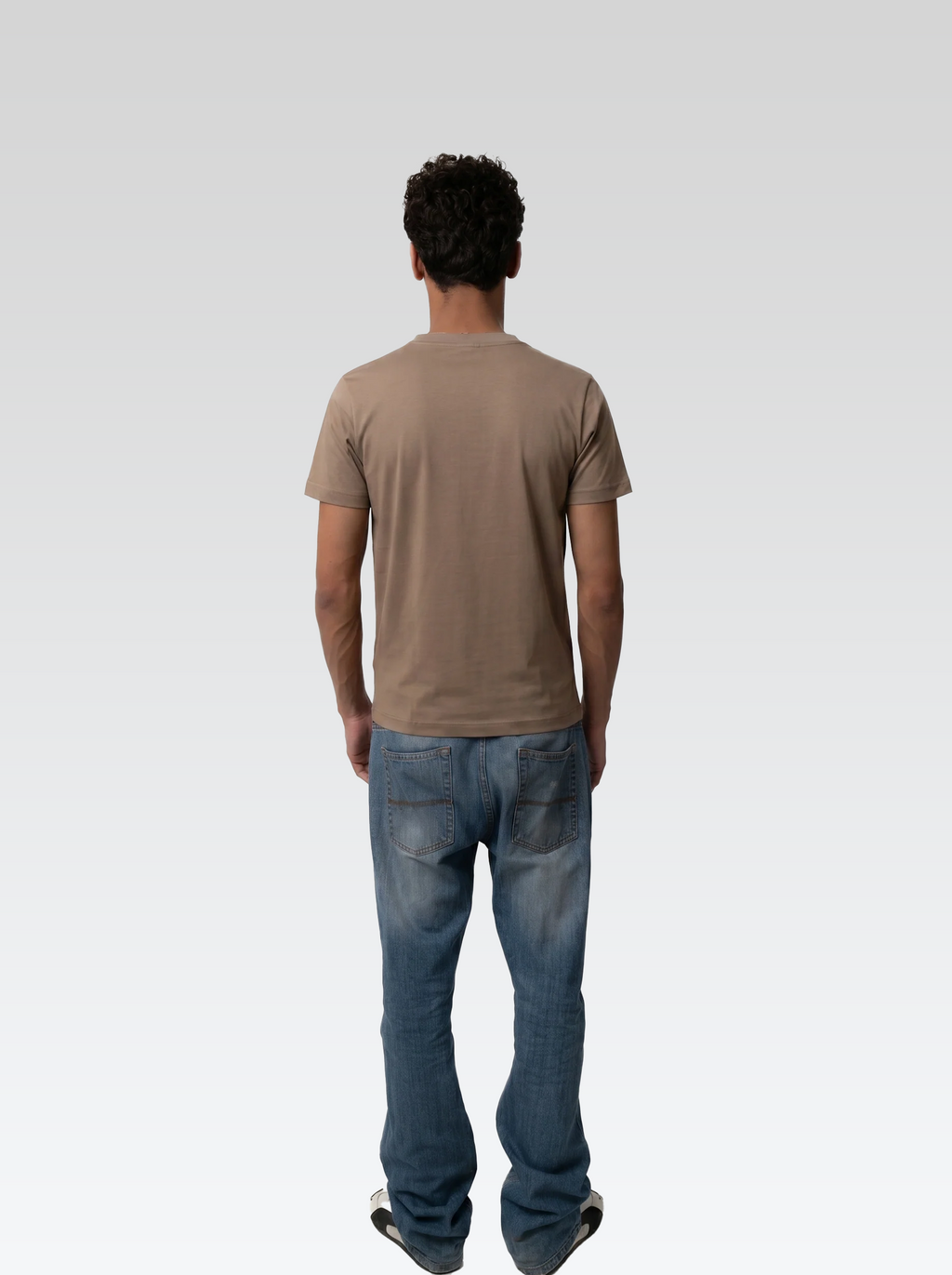 Regular fit tee (Brown)