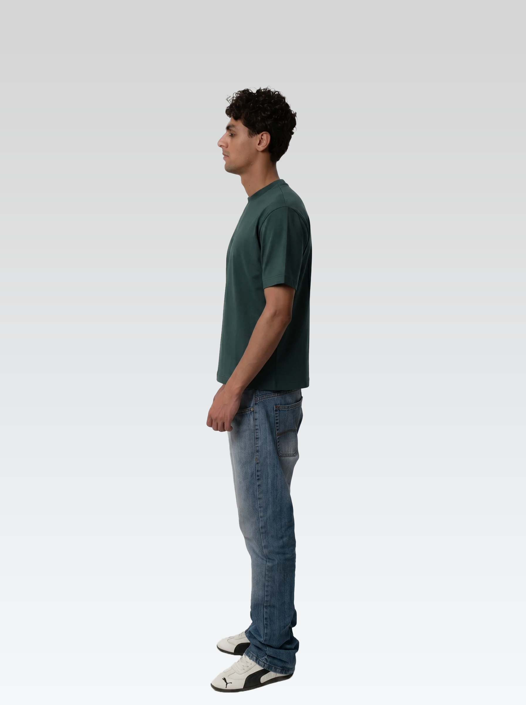 Box fit tee (Deep Green)