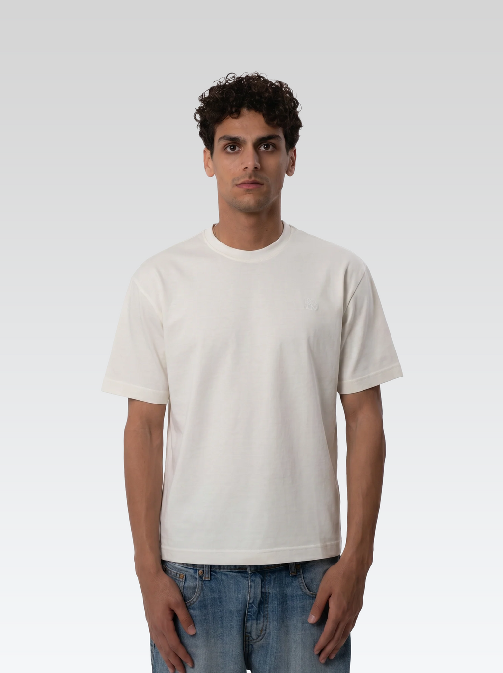 Box fit tee (Off-White)