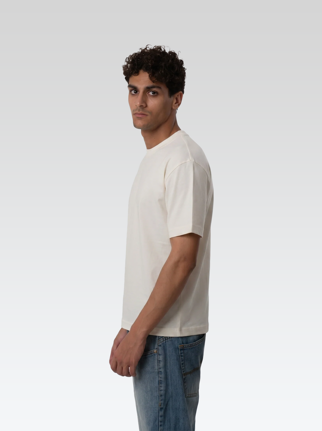 Box fit tee (Off-White)
